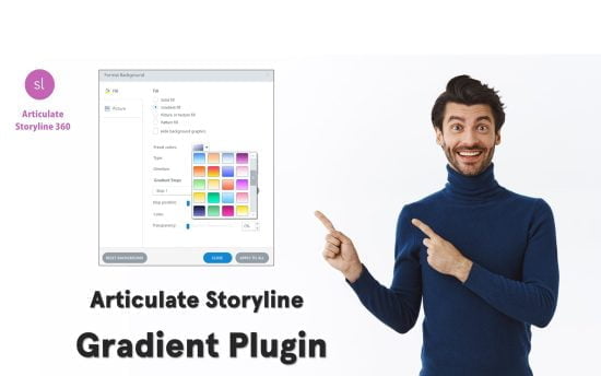 Discover the Storyline Gradient Collection Plugin, a game-changer for eLearning developers. Enhance your Articulate Storyline experience by effortlessly creating stunning gradients.
