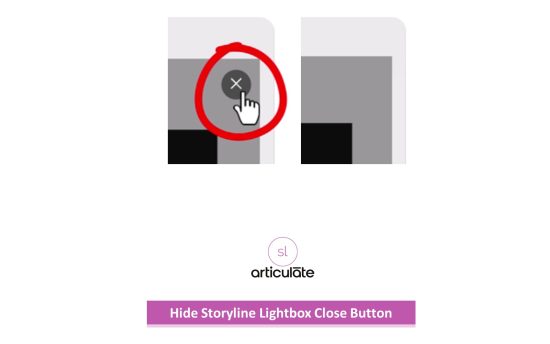 How to Hide the Storyline Player Lightbox Close Button