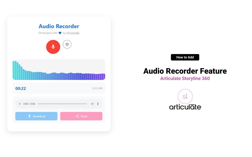 How to Create an Audio Recorder Feature in Articulate Storyline ...